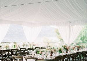 Tent Table and Chair Rental Near Me An Intimate Montana Wedding Awash In Pink White Napkins Linen