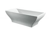 Terra 70 In. Center Drain Bathtub In White Jade Bath Urban Retreat Collection sonoma 5 8 Ft Center