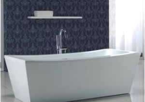 Terra 70 In. Center Drain Bathtub In White Miseno Mt7035fsr White 70" Free Standing soaking Bathtub