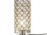 The Art Of Discovery Stylecraft Lamps Crystal Silver Table Lamp Amazon Com