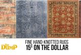 The Dump Rugs the Dump Rug Outlet Hand Knotted Rugs at 15a On the Dollar Youtube