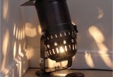 Theatre Spotlight Lamp Retro theatre Lamp On Base Long Spotlight Model Black Home Diy