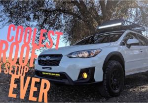 Thule Hitch Bike Rack Subaru Crosstrek the Best 2018 Subaru Crosstrek Roof Rack Setup Ever Youtube