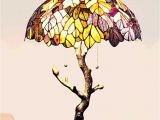 Tiffany Lamp Parts Bases Take A Look at This Marvel Maple Stained Glass Table Lamp with Tree