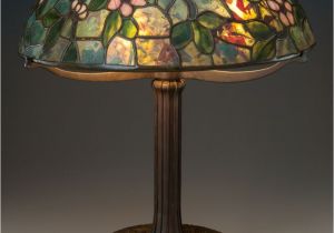 Tiffany Stained Glass Lamps for Sale Tiffany Studios Leaded Glass and Bronze Apple Blossom Table Lamp