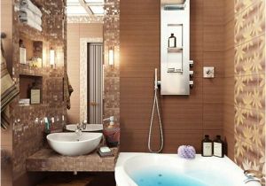 Tiling Small Bathrooms Ideas Pictures 40 Beige and Brown Bathroom Tiles Ideas and Pictures 2019