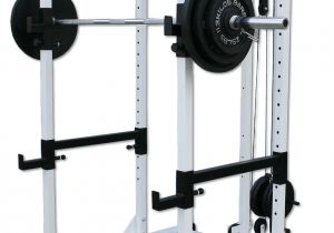 Titan Power Rack Dip attachment Deltech Fitness Power Rack with Lat attachment Holes On 3 Centers