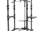 Titan Power Rack Dip attachment Xmark Fitness Power Cage with Lat Pulldown and Low Row attachment