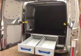 Tool Racking for Vans ford Transit Custom L2 sortimo Xl Drawer System and False Floor