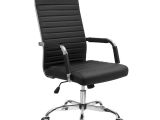 Top Rated High Back Office Chairs Amazon Com Furmax Ribbed Office Chair High Back Pu Leather