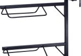 Tough-1 Collapsible 2 Tier Saddle Rack Breakdown Double Saddle Rack Saddle Rack Saddles and Horse Supplies