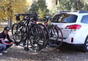 Tow Hitch Bike Rack Subaru Crosstrek Subaru and Thule Bike Rack Review Youtube