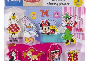 Toys R Us Melissa and Doug Floor Puzzles Melissa Doug Disney Minnie Mouse and Friends Wooden Chunky Puzzle