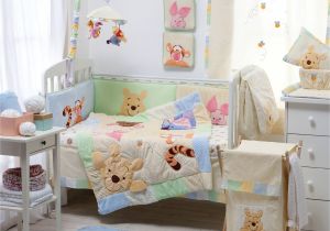 Toys R Us toddler Bedroom Sets Disney Hiding Pooh Crib Bedding Collection 4 Pc Crib Bedding Set