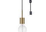 Track Lighting with Plug In Cord Globe Electric 65980 Leila Pendant 1 Light Brass Amazon Com