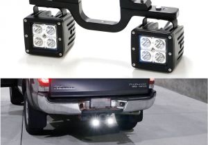 Trailer Backup Lights tow Hitch Light Mounting Bracket for Dual Led Backup Reverse Lights