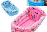 Traveling Baby Bathtub Inflatable Baby Bath Tub Childrens Kids Travel Infant