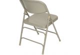 Tri Fold Lawn Chair Classic Series Beige Steel Folding Chair Quad Hinged Triple