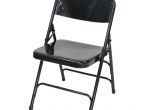 Tri Fold Lawn Chair Classic Series Black Steel Folding Chair Quad Hinged Triple