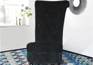 Tufted High Back Velvet Accent Chair Aosom Hom 45" Tufted High Back Upholstered Velvet