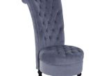 Tufted High Back Velvet Accent Chair Hom 45” Tufted High Back Flannelette Accent Chair