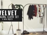 Tumblr Clothes Rack Ideas Velvet Hanging Cloths New Set