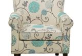 Turquoise and Grey Accent Chair Ivory Living Room Furniture Foter