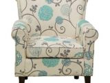 Turquoise and Grey Accent Chair Ivory Living Room Furniture Foter