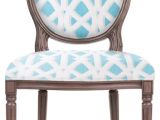 Turquoise and Grey Accent Chair Regine Louis Xvi Side Chair Gray Finish Pattern