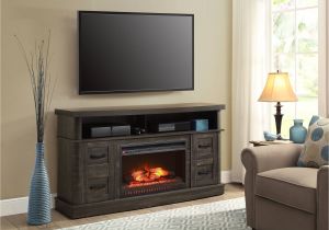Tv Stands with Fireplaces at Walmart Whalen Weathered Dark Pine Media Fireplace Console for Tv S Up to 70