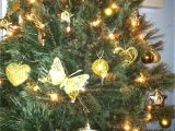 Twinkle Light Christmas Tree Christmas 2012 Altar Fairy Lights and Gold Bauble Wreath White and