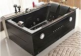 Two Person Bathtubs with Jets 2 Person Bathtub Black Jacuzzi Type Whirlpool 14 Massage