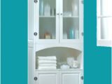 Types Of Bath Linen New White Wood Linen Cabinet Bathroom Storage & Decor