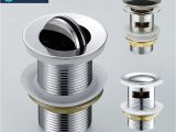 Types Of Bathtub Drain Plugs Everso Pop Up Drain Stopper with Overflow Bathroom Basin