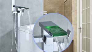 Types Of Bathtub Fixtures Aliexpress Buy Newly Chrome Polished Led Bath Tub