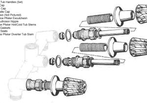 Types Of Bathtub Valve Stems Price Pfister Repair Parts for Three Handle Tub Shower Series