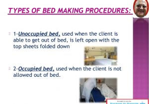 Types Of Bed Bath Nursing Bed Making In Nursing