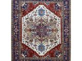 Types Of oriental Rugs Finerugcollection Handmade Serapi Navy Wool oriental Rug 8 1 X 10 2