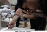 Types Of Ritual Bath In islam Muslim Men Perform Wudu Ritual Bath before Prayers at