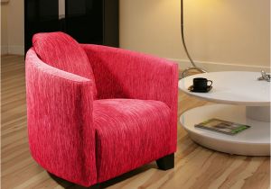 Types Of Tub Chairs Modern Bright Red Fabric Armchair Armchairs Tub