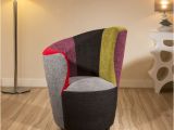 Types Of Tub Chairs Modern Curved Multi Colour Fabric Armchair Armchairs Tub