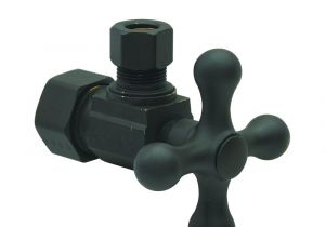 Types Of Tub Faucet Handles Brasscraft 1 2 In Nom P Inlet X 3 8 In O D P Outlet 1 4 Turn Angle Ball Valve with Cross Handle In Oil Rubbed Bronze