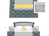 Typical Large Rug Sizes What Size Rug Fits Under A King Bed Design by Numbers Master