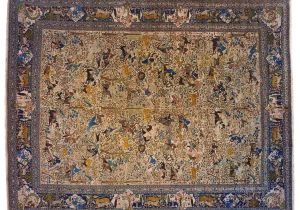 Typical oriental Rug Sizes Antique Persian Tabriz Animal Carpet In Large Size with Intricate