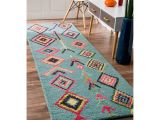 Typical Rug Runner Sizes Nuloom Contemporary Handmade Wool Viscose Moroccan Triangle