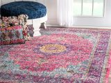 Typical Rug Runner Sizes Nuloom Traditional Persian Vintage Fancy Pink area Rug 4 X 6