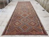 Typical Rug Runner Sizes Vintage Handwoven Muted Color Oushak Kilim Rug Runner Wide 4 12 X