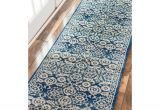 Typical Throw Rug Sizes Nuloom Traditional Persian Vintage Dark Blue Runner Rug 2 8 X 8