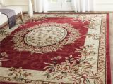 Typical Throw Rug Sizes Safavieh Lyndhurst Traditional oriental Red Ivory Rug 8 11 X 12