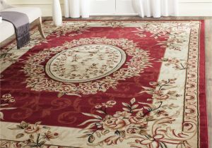 Typical Throw Rug Sizes Safavieh Lyndhurst Traditional oriental Red Ivory Rug 8 11 X 12
